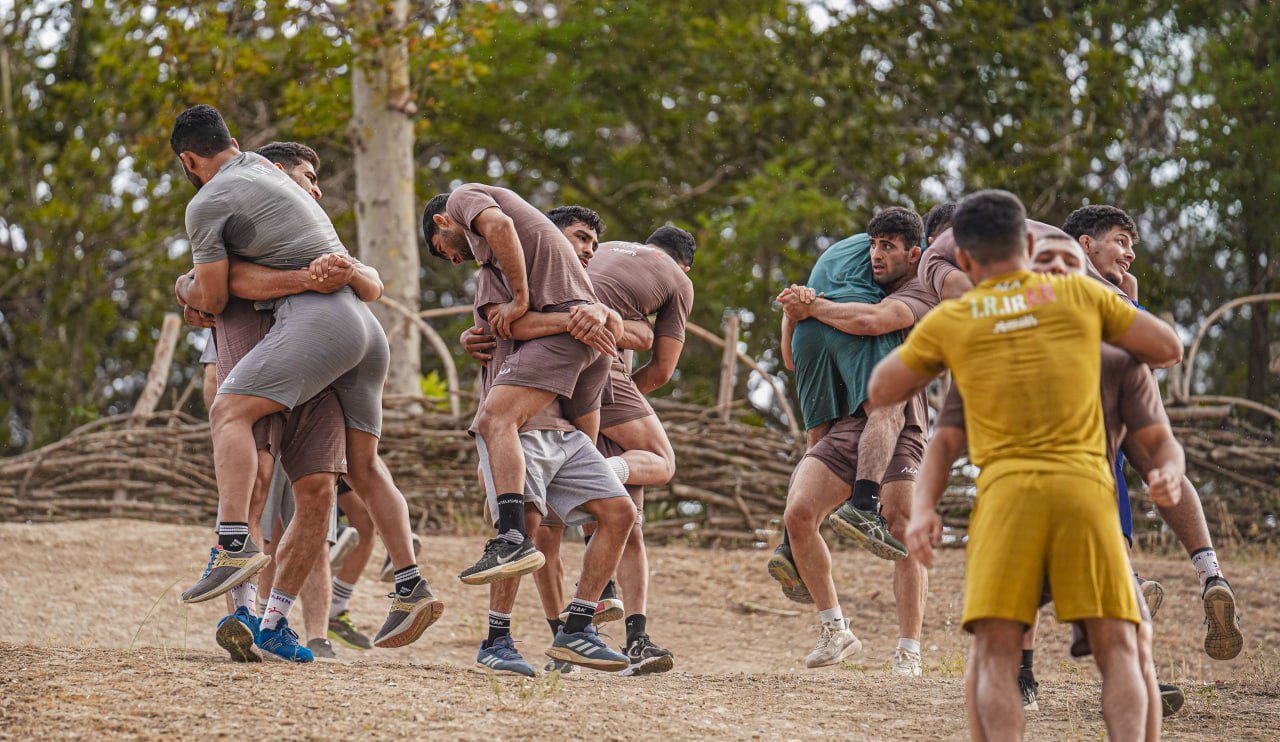 تمرینات تیم ملی کشتی فرنگی ایران