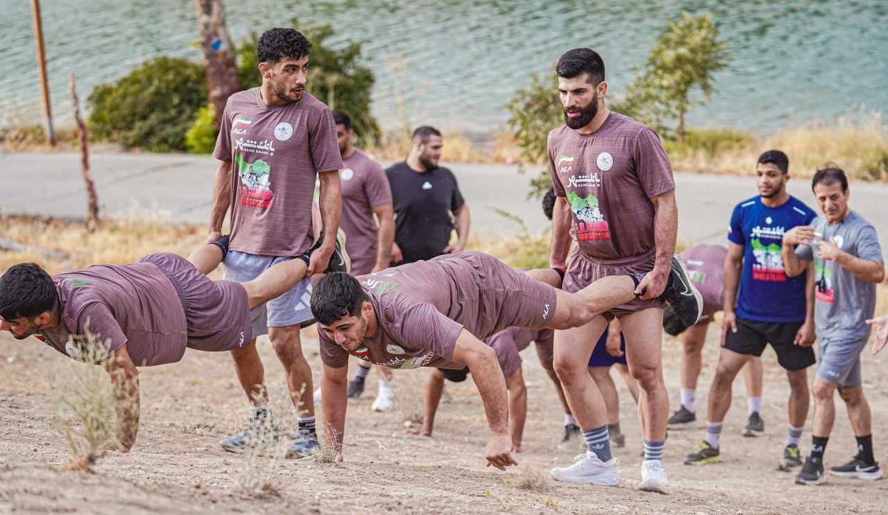 تمرینات تیم ملی کشتی فرنگی ایران