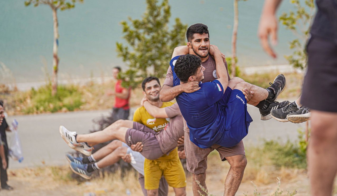 تمرینات تیم ملی کشتی فرنگی ایران