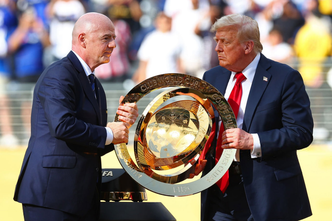 رئیس جمهور آمریکا و رئیس فیفا