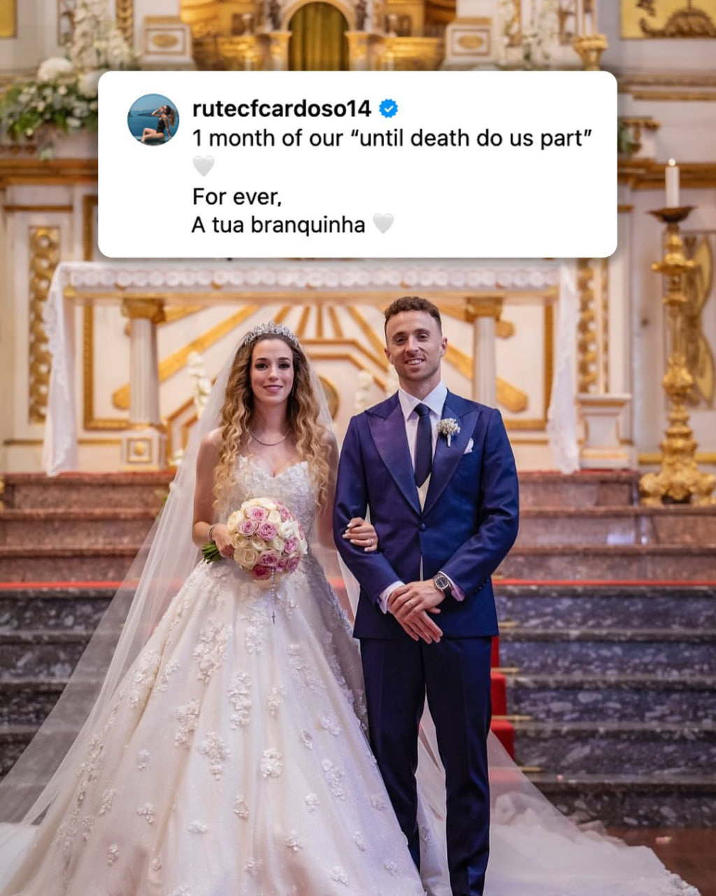 دیوگو ژوتا و همسرش - عروسی