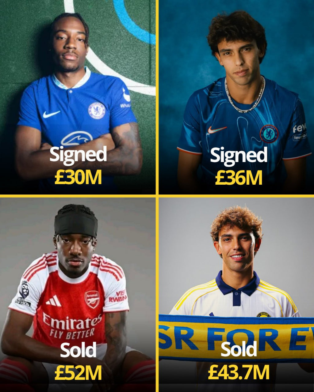 فروش ژائو فلیکس و نونی مادوئکه توسط چلسی