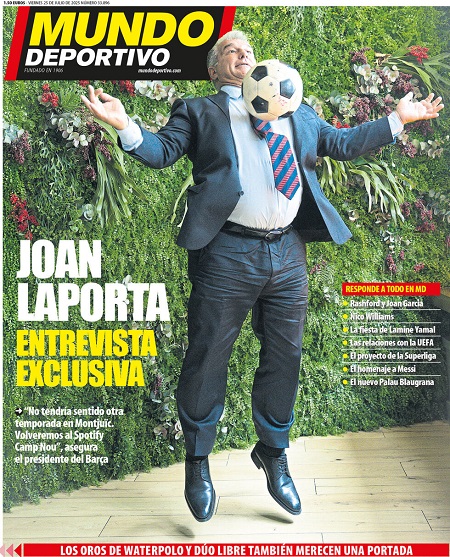 موندو دپورتیوو - 25 ژوئیه 2025