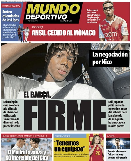 موندو دپورتیوو - 2 آوریل 2026