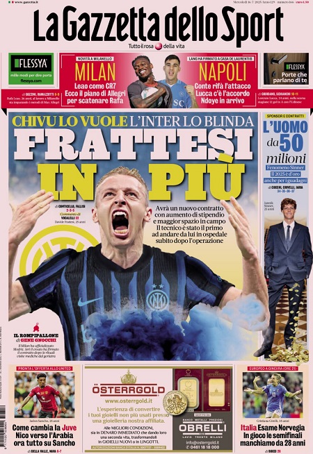 گاتزتا دلو اسپورت - 16 ژوئیه 2025