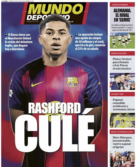 موندو دپورتیوو 20 ژوئیه 2025