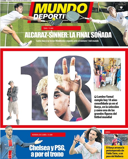 موندو دپورتیوو - 13 جولای 2025
