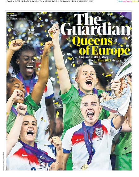 گاردین اسپورت - 28 ژوئیه 2025