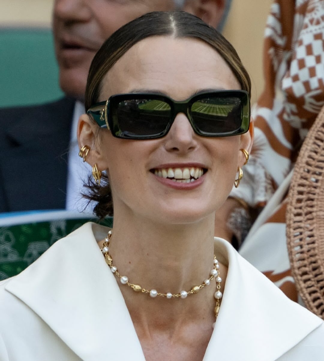 عکس از کایرا نایتلی در فینال ویمبلدون