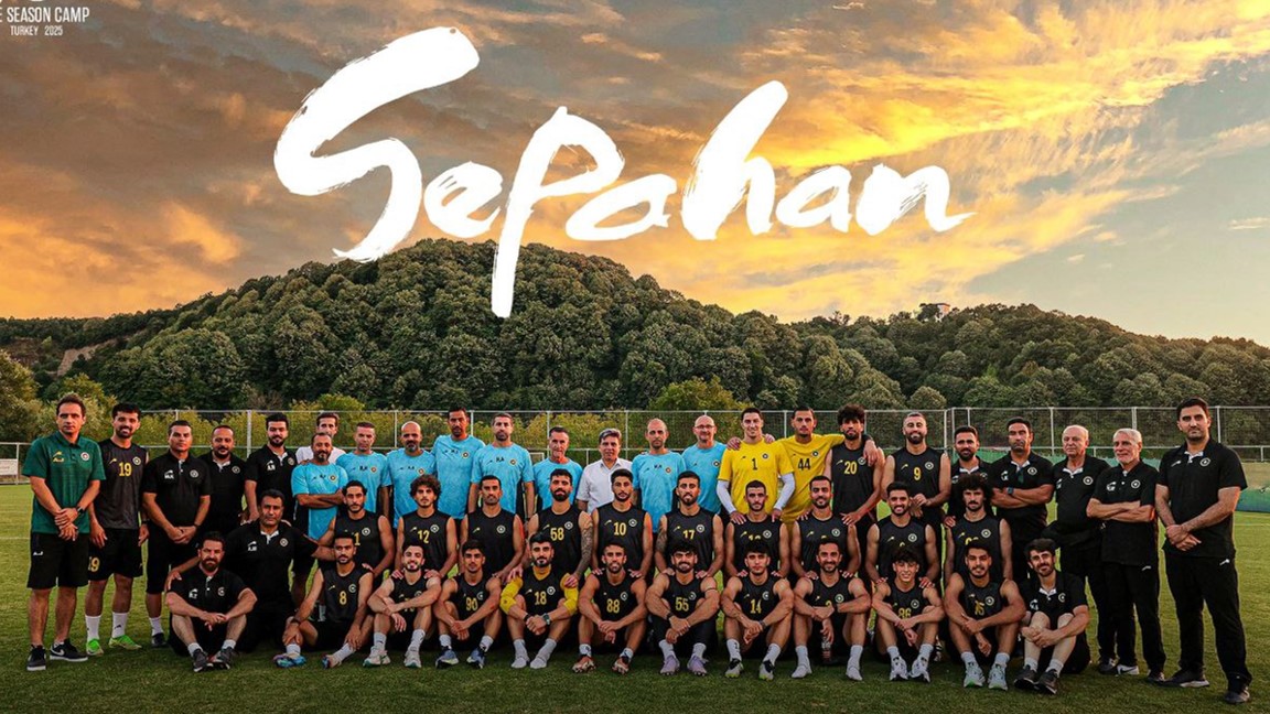 عکس تیمی بازیکنان سپاهان