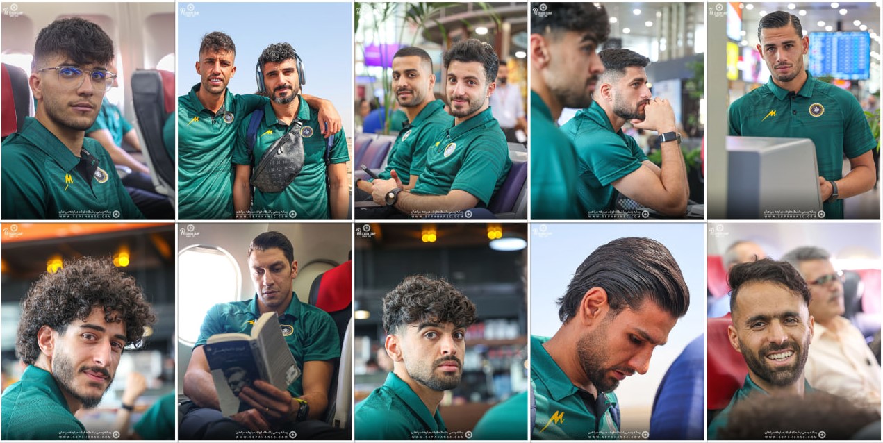 آرش رضاوند و میلاد زکی پور بازیکنان سابق استقلال تهران و حال حاضر سپاهان اصفهان - بازیکنان سپاهاان از امین حزباوی تا جواد آقایی پور ومحمدرضا اخباری - لیگ برتر ایران