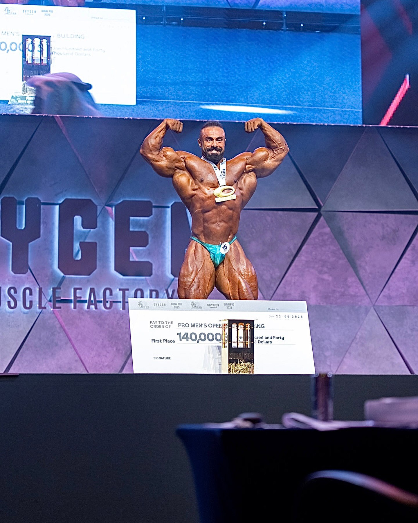 قهرمانی بهروز تابانی در دبی پرو ۲۰۲۵ - بدنسازی