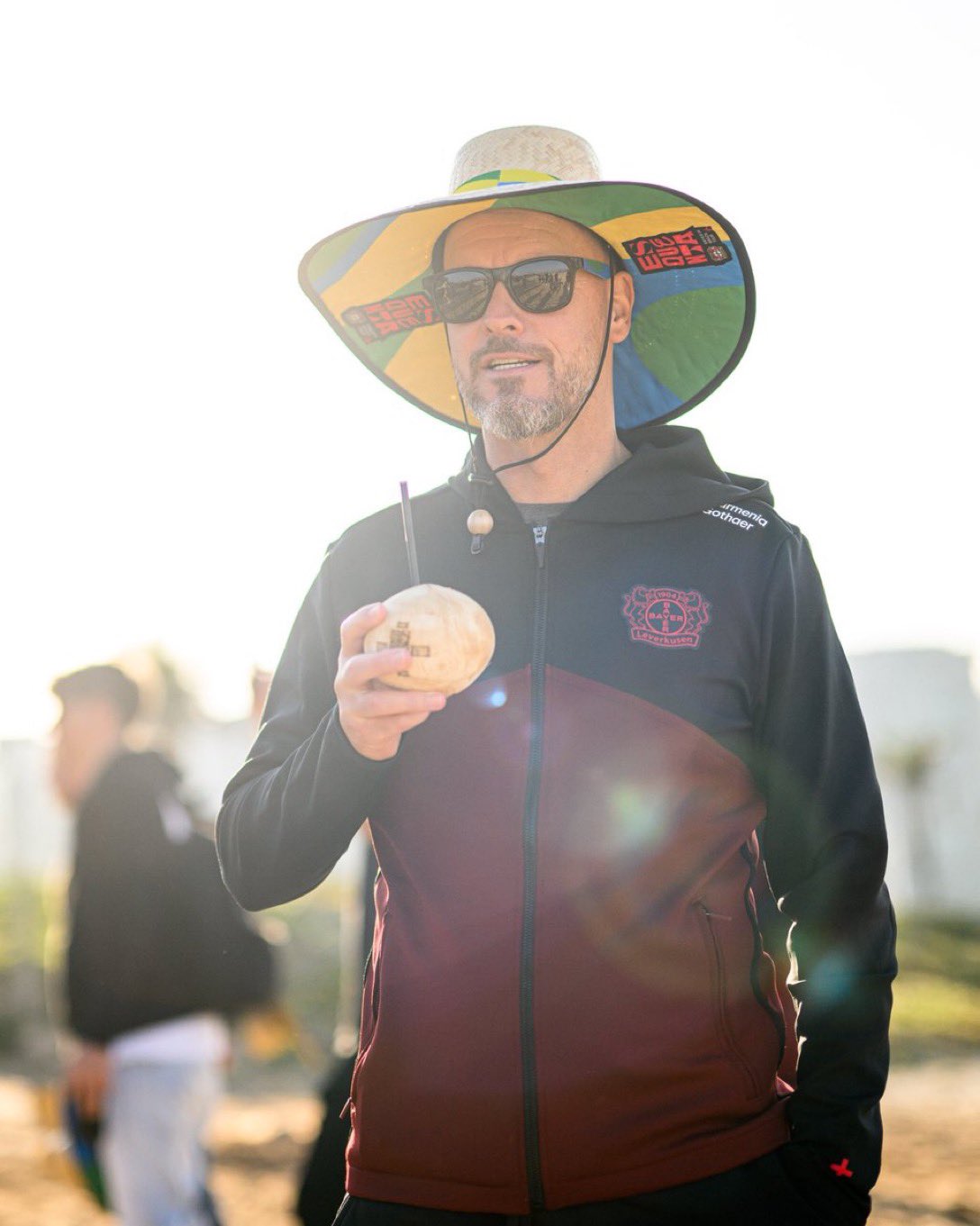 اریک تن هاخ در ساحل