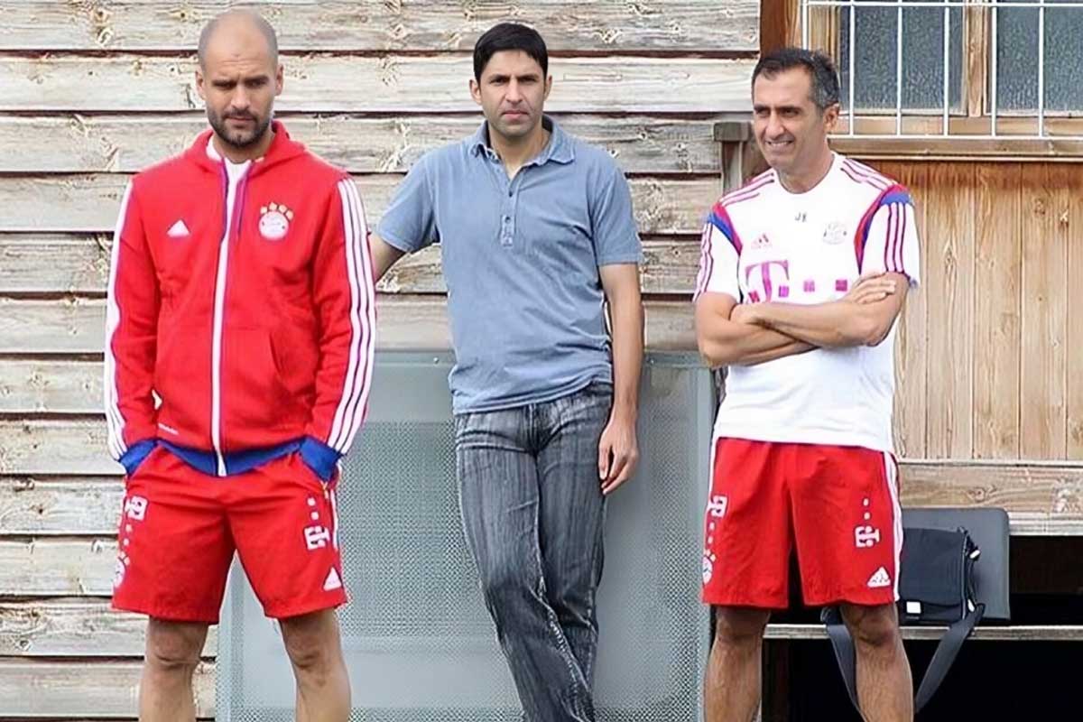 vahid-hashemian-930-0406 وحید هاشمیان و پپ گواردیولا در تمرین بایرن مونیخ