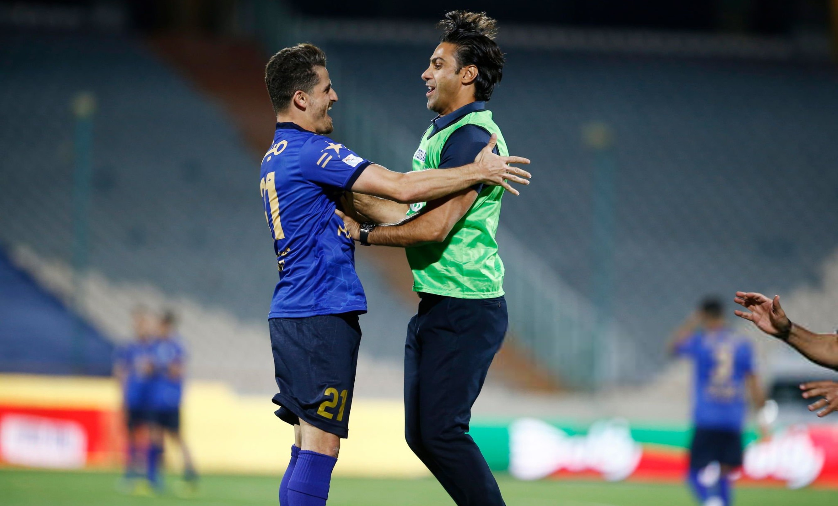 وریا غفوری و فرهاد مجیدی در باشگاه استقلال - لیگ برتر ایران