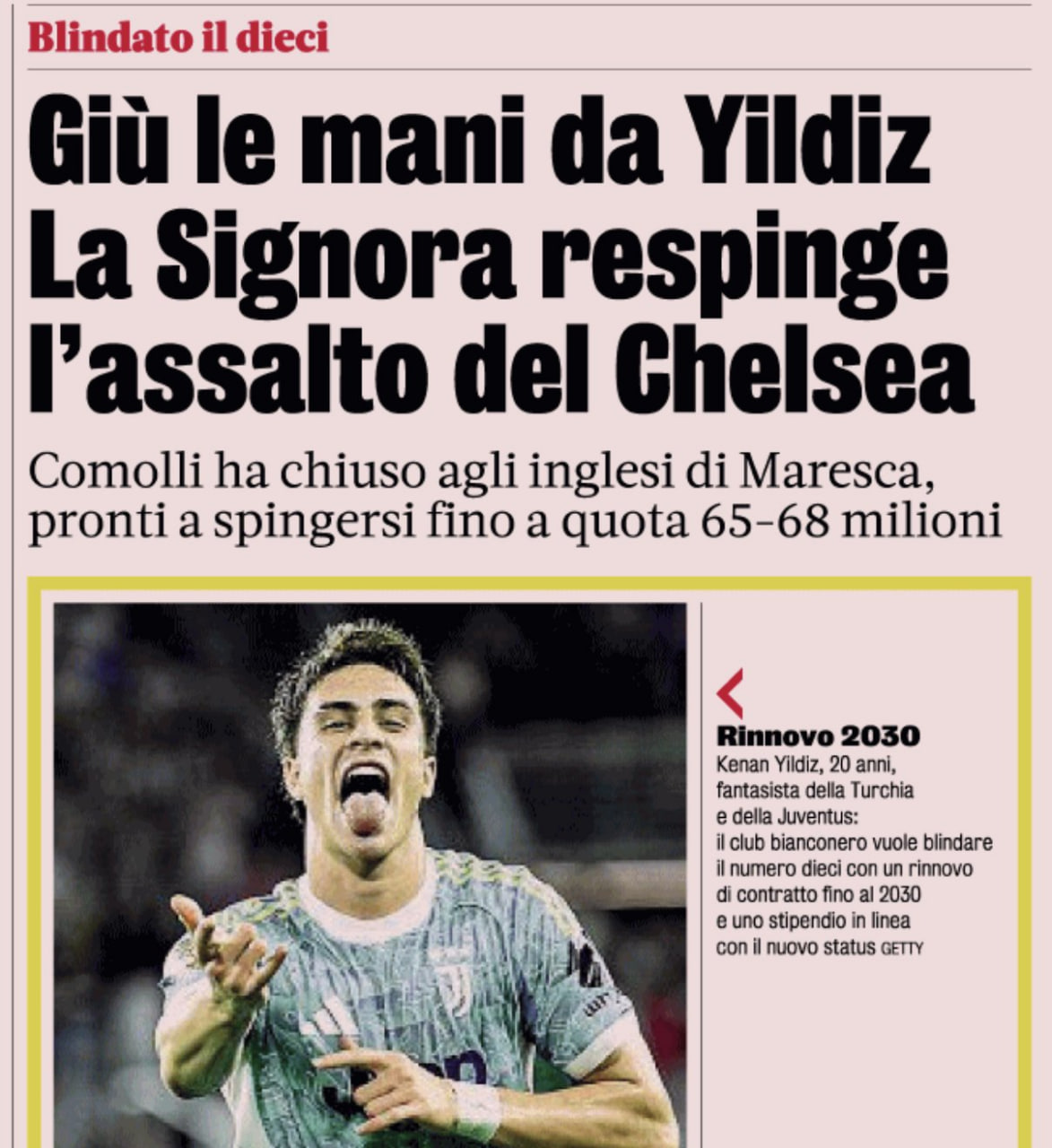 yildiz_gazzetta گزارش گاتزتا در مورد علاقه چلسی به ییلدیز
