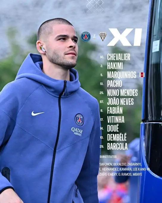 ترکیب پاری سن ژرمن مقابل آنژه