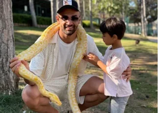 سردار دورسون همراه فرزندش ایمن به یک پارک حیاتوحش در استانبول رفت