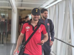 دیدار سروش رفیعی هافبک پرسپولیس با وریا غفوری کاپیتان پیشین استقلال