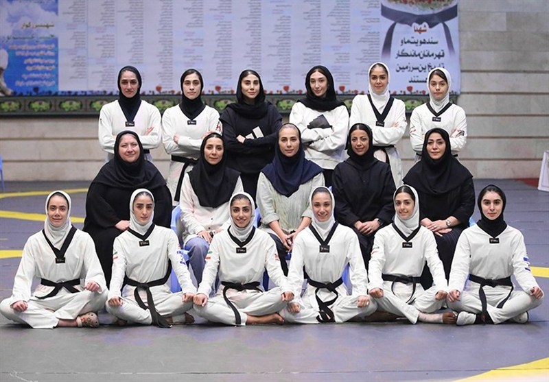 1404060221463949333799154 تکواندو ایران , تکواندو , تیم ملی تکواندو بانوان , ناهید کیانی , مبینا نعمتزاده ,