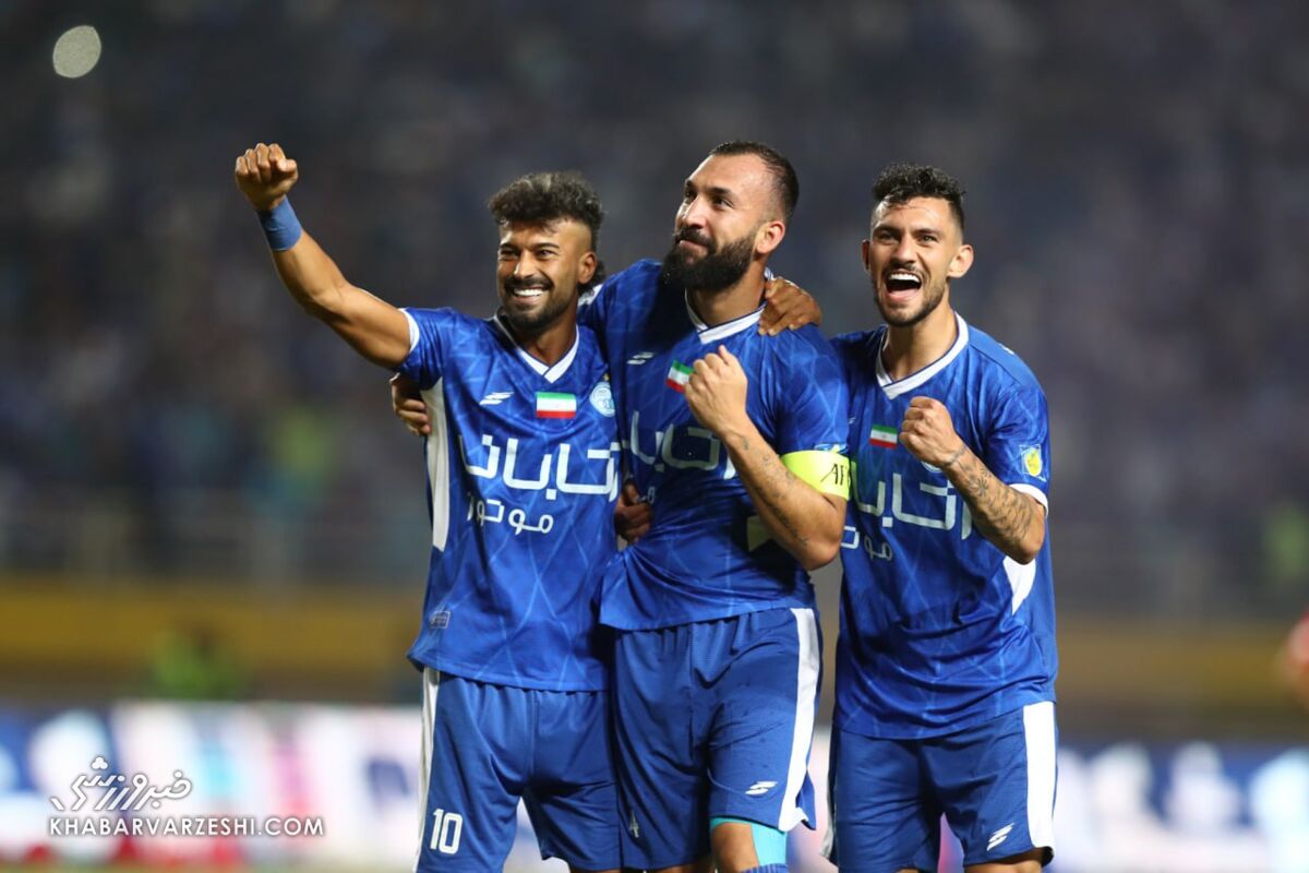 فریم به فریم با پرواز چشمی و شادی گل استقلال +عکس