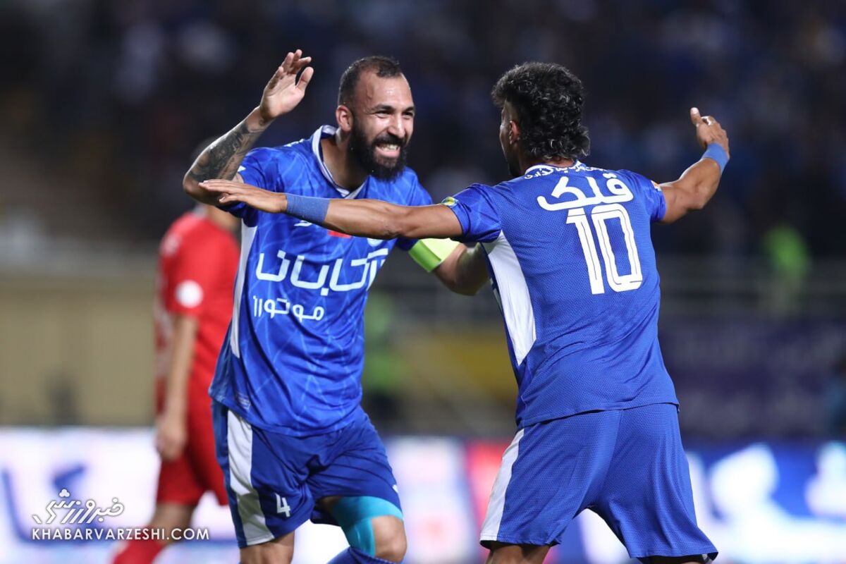 فریم به فریم با پرواز چشمی و شادی گل استقلال +عکس