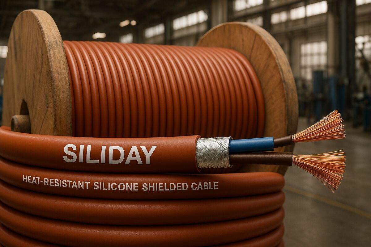 سیم و کابل افشان نسوز سیلیکونی