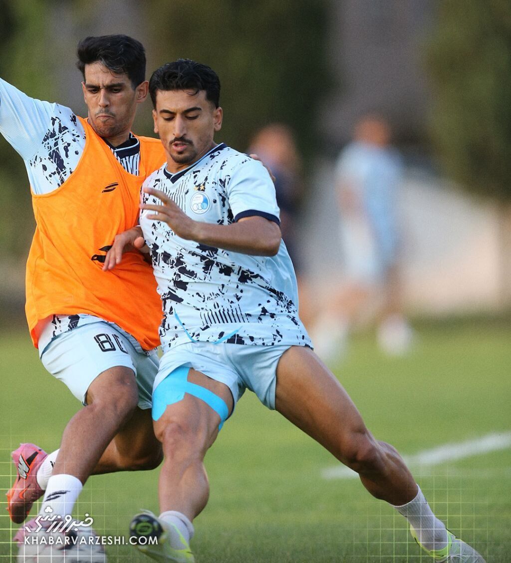 نبرد کوشکی با مرد عضلانی استقلال +عکس