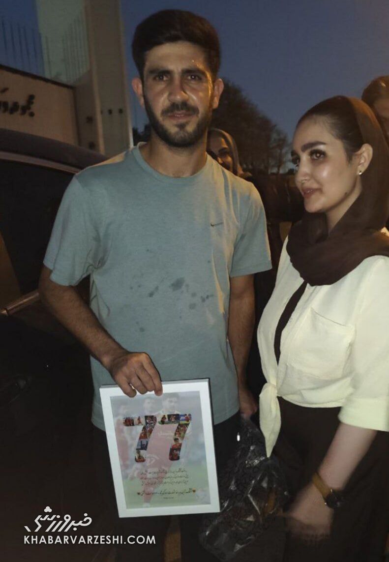 دلبری دختر پرسپولیسی از محمد خدابنده‌لو +عکس