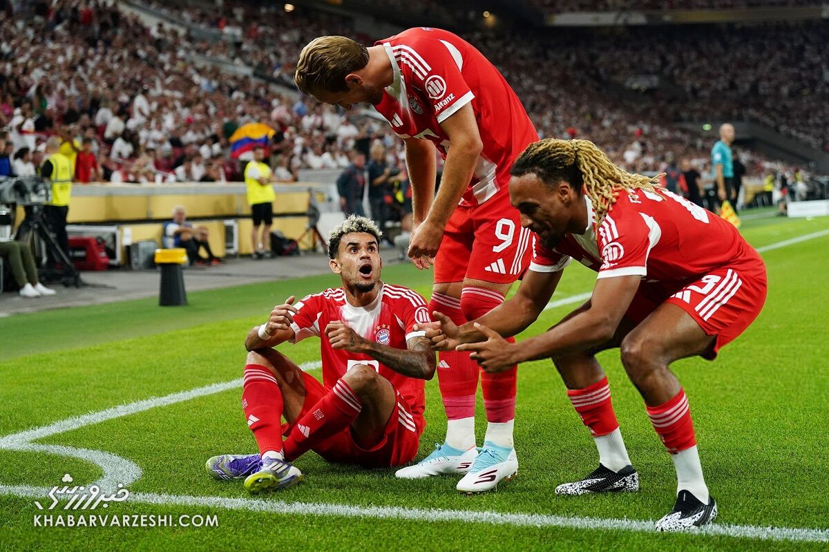 اشتوتگارت ۰ - بایرن‌مونیخ ۲/ قهرمانی به یاد قیصر؛ بایرن ۱۱ شد!