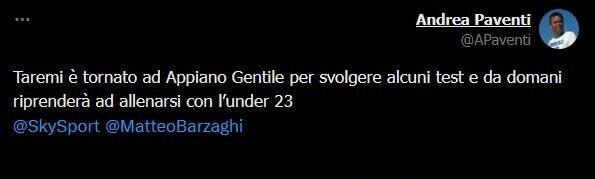 شوک به مهاجم تیم ملی ایران؛ طارمی در تیم زیر ۲۳ ساله های اینتر!