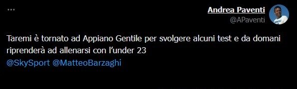 5644346 شوک به مهاجم تیم ملی ایران؛ طارمی در تیم زیر ۲۳ ساله های اینتر!