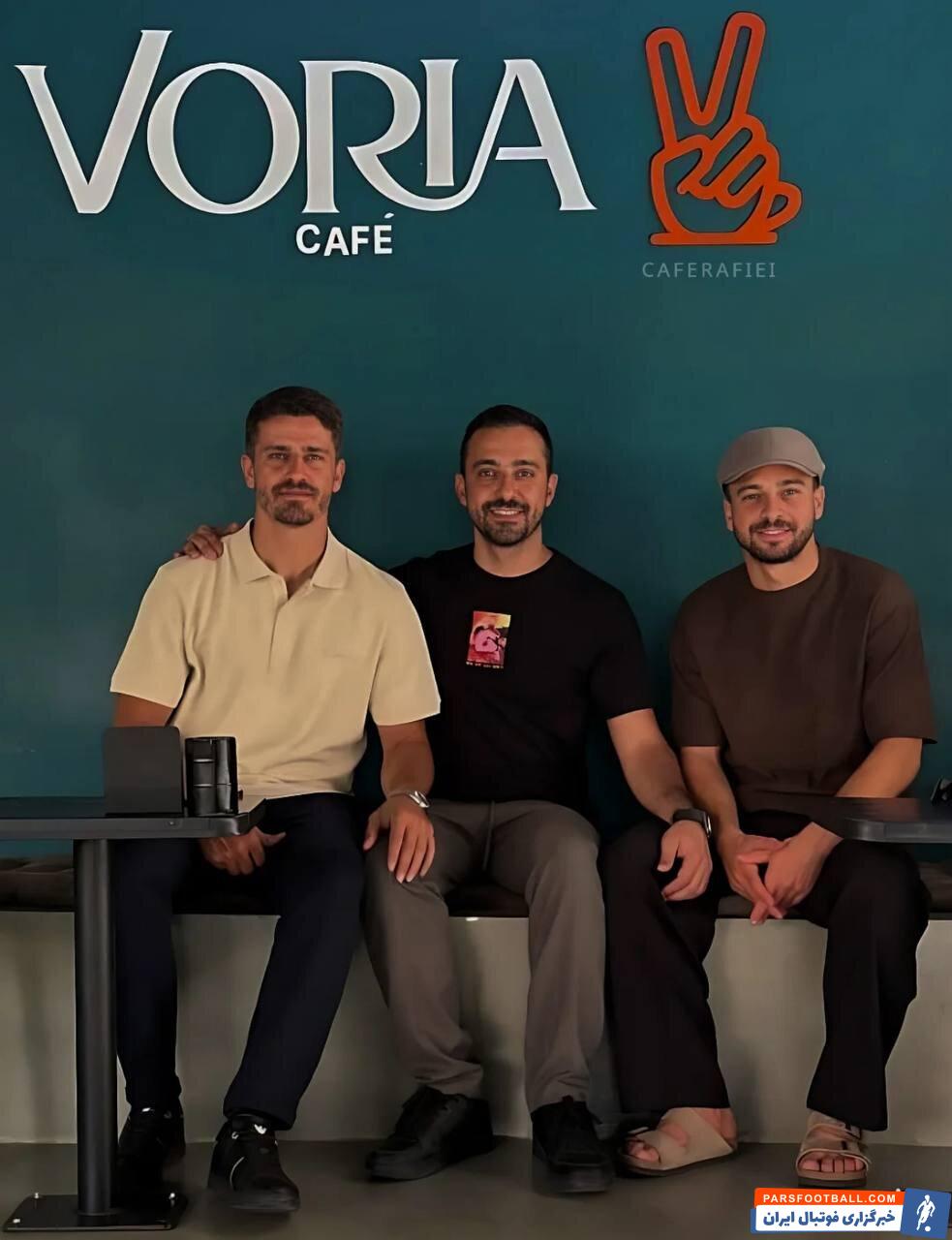 سروش رفیعی ستاره پرسپولیس با وریا غفوری دیدار کرد