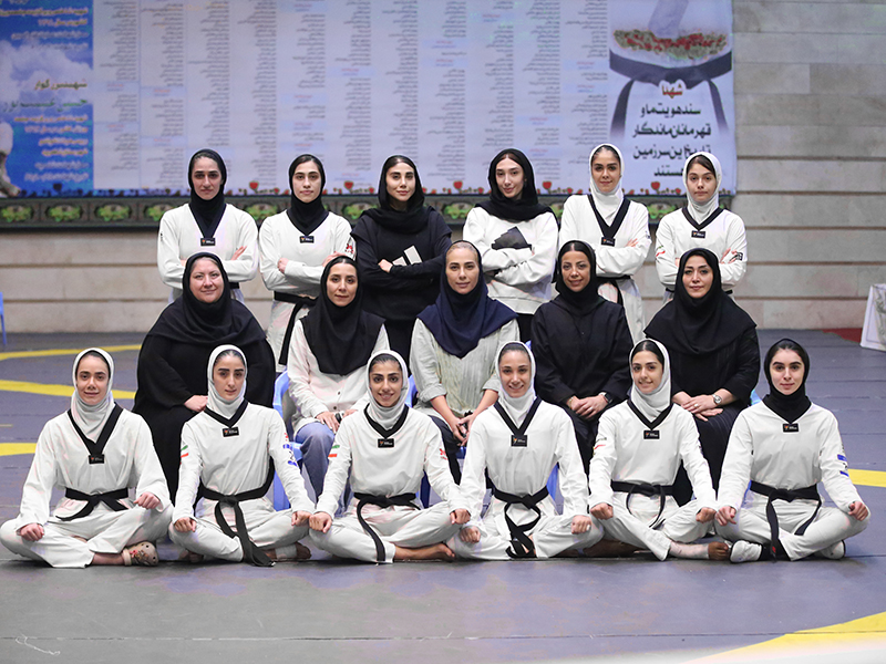 ناهید کیانی و مبینا نعمت زاده در تیم ملی زنان تکواندو