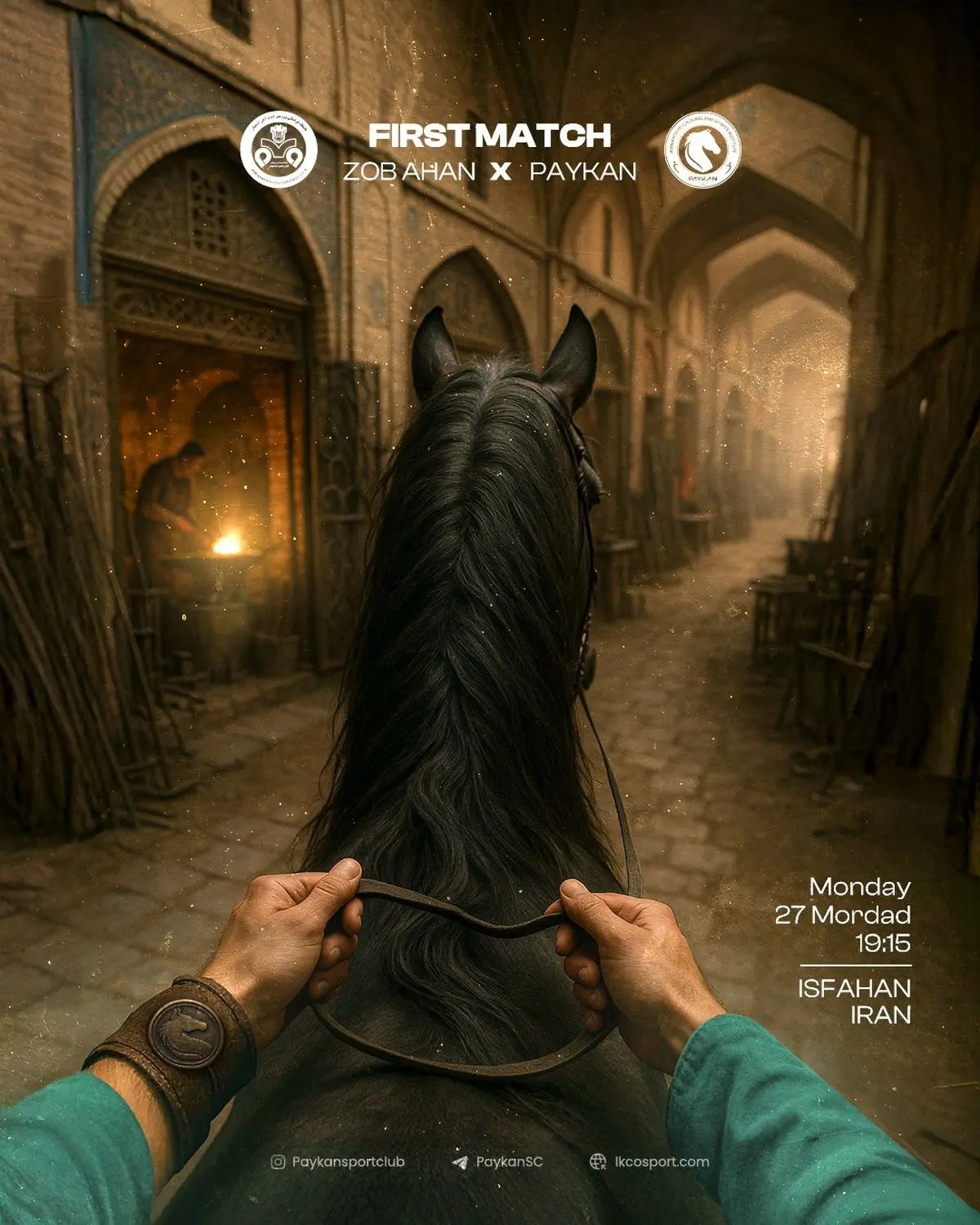 پیکان از پوستر دیدار مقابل ذوب آهن رونمایی کرد