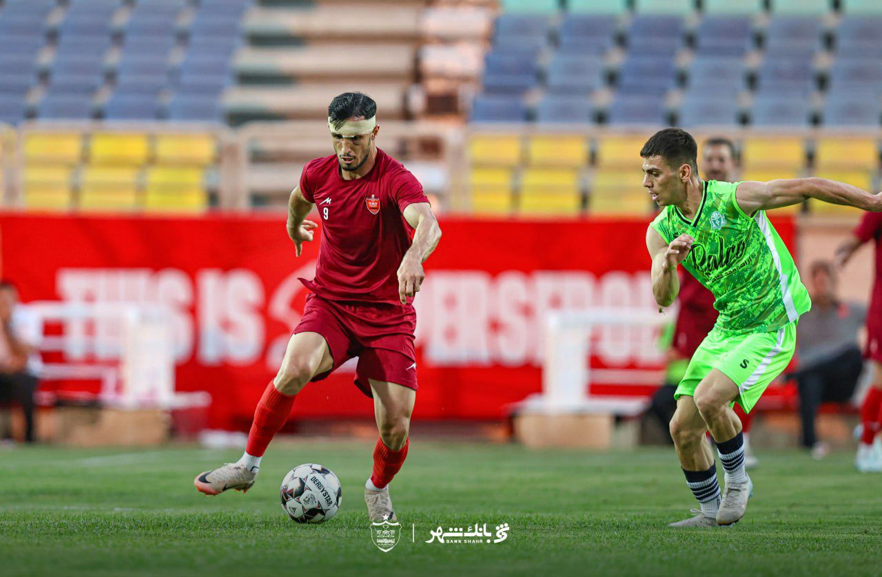 alialipour-perspolis-aluminiom-2025 علی علیپور مهاجم پرسپولیس تهران در بازی دوستانه آلومینیوم اراک - لیگ برتر ایران