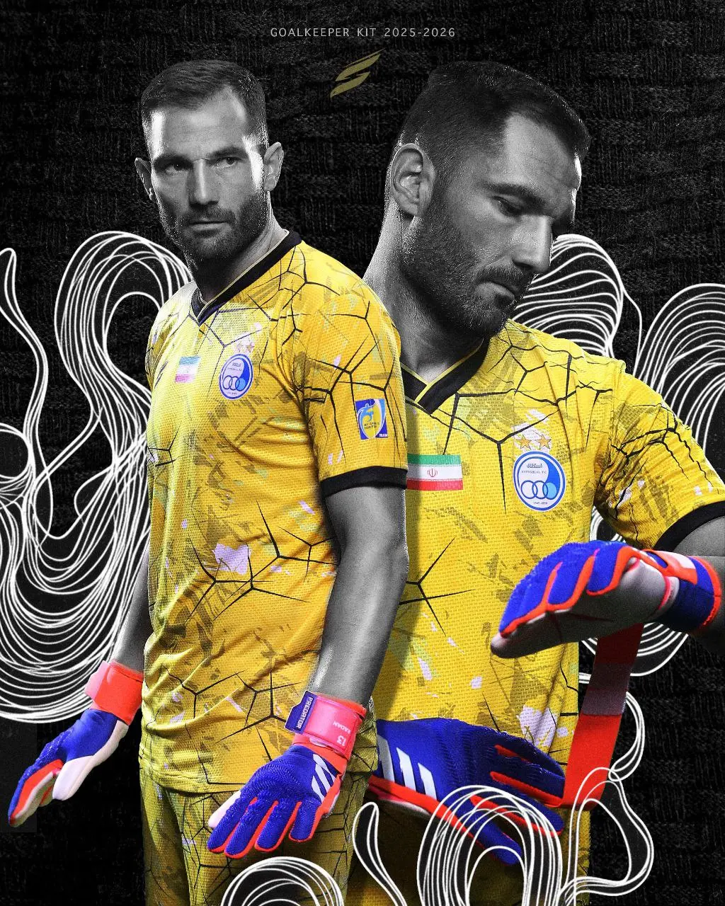 رونمایی از کیت جدید استقلال/ ستاره‌ها در سال مد آبی (عکس)