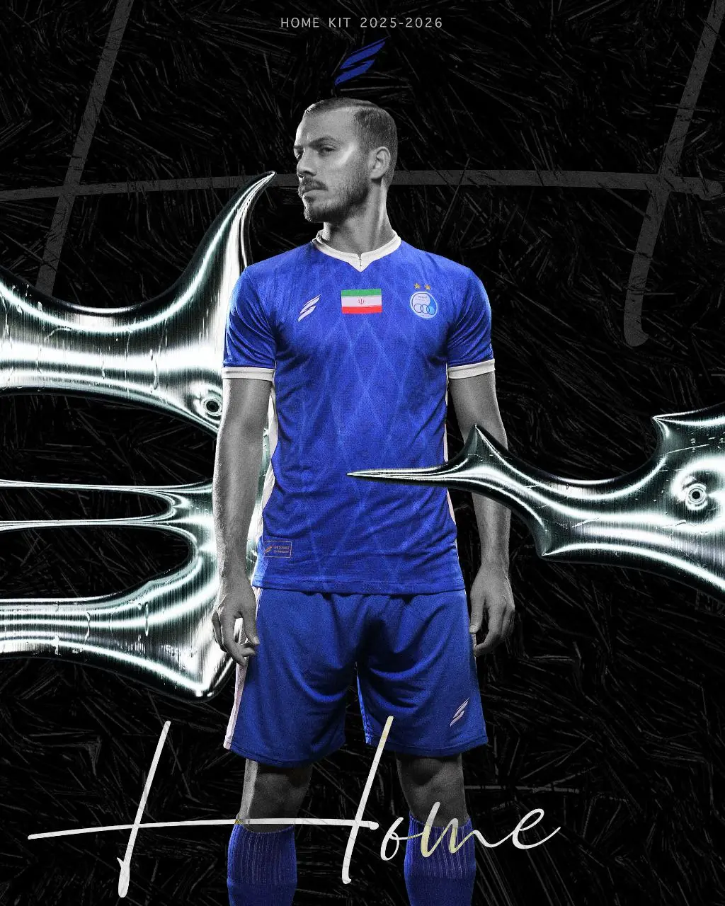 رونمایی از کیت جدید استقلال/ ستاره‌ها در سال مد آبی (عکس)