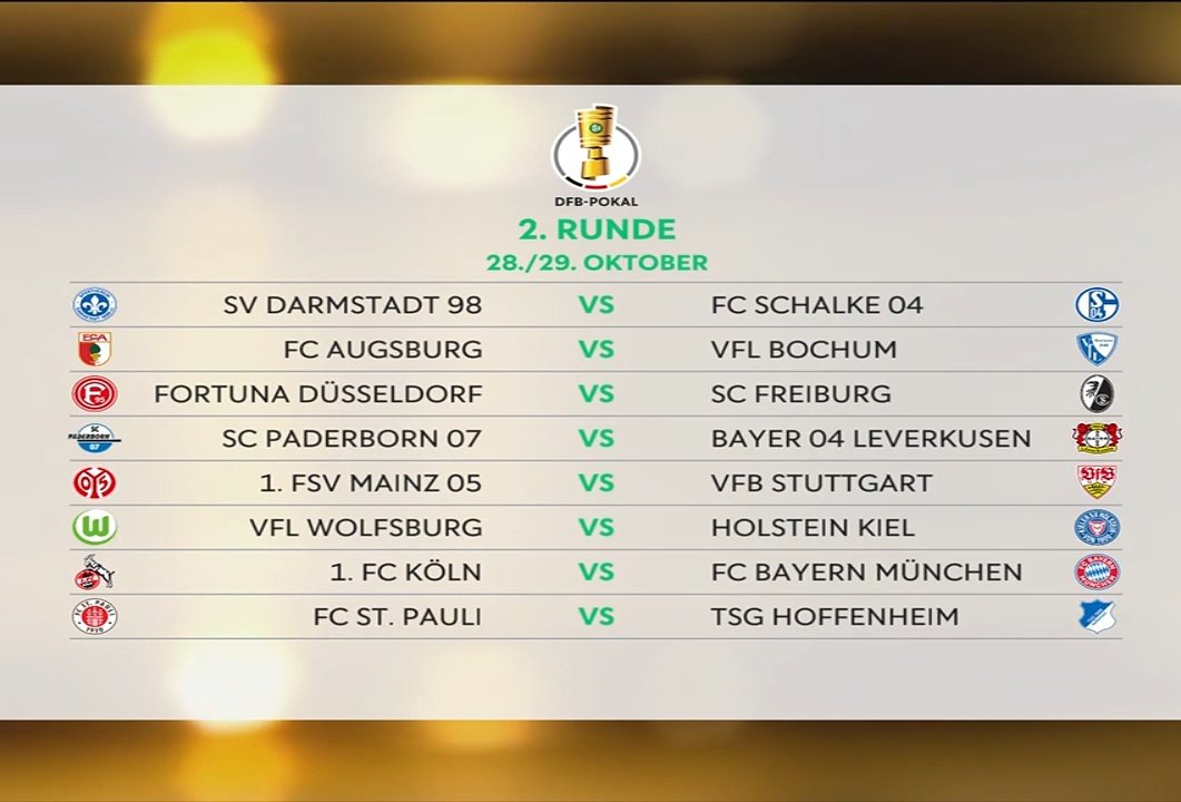 dfbpokal_r2_20250831_210339 قرعه کشی دور دوم دی اف بی پوکال