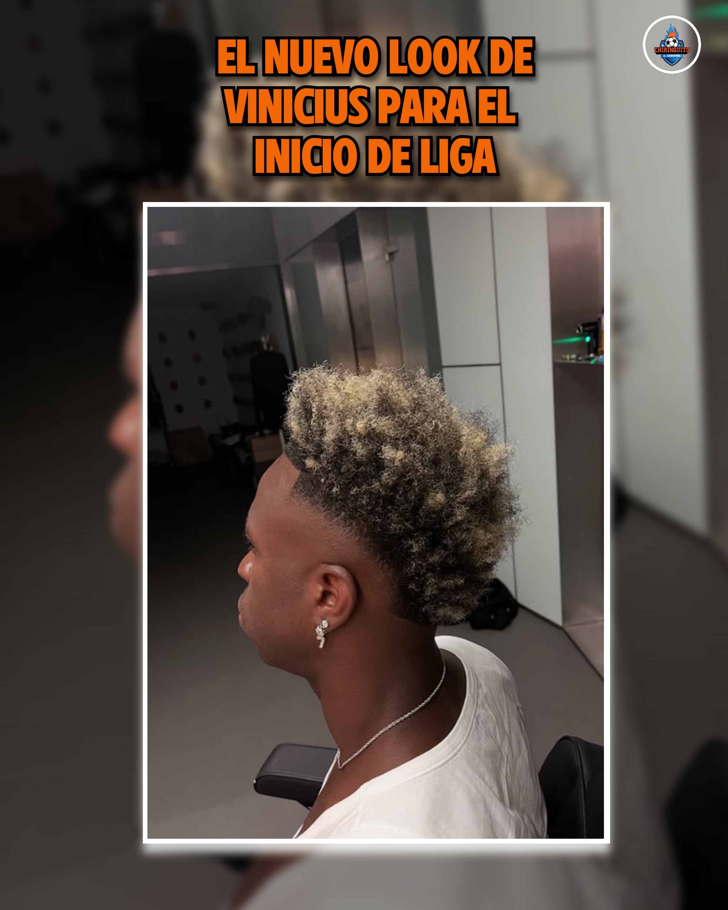 وینیسیوس جونیور از مدل موی جدید خود رونمایی کرد