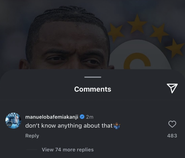 gyzqjzlwqaewmc8 واکنش مانوئل آکانجی به خبر انتقااش به منچسترسیتی