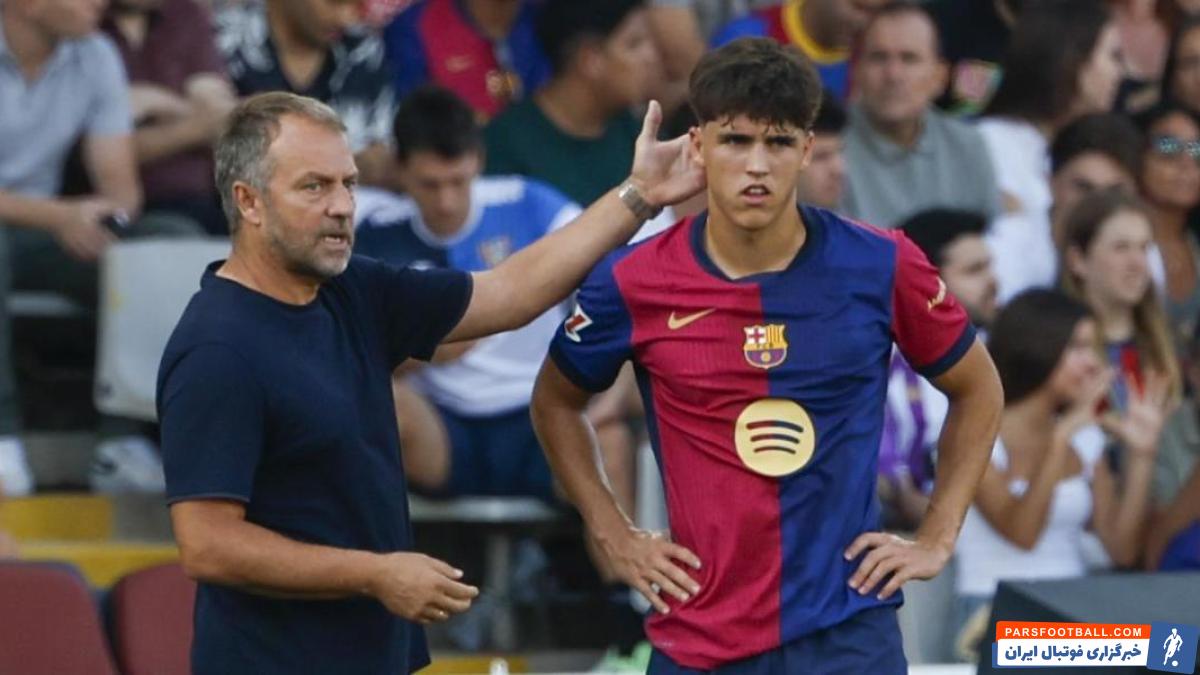 چهره نگران فلیک سرمربی بارسلونا پس از مصدومیت کوبارسی