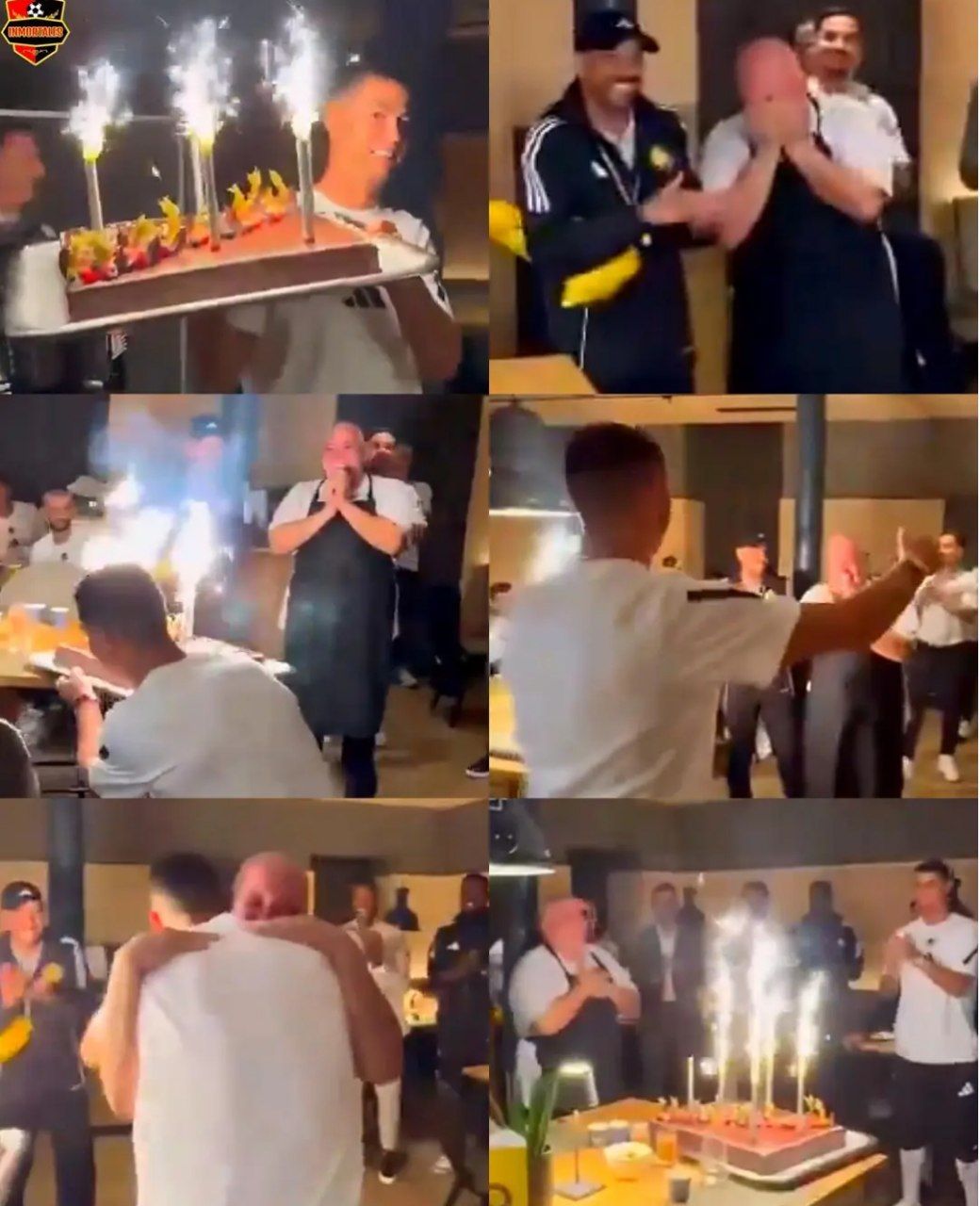 سورپرایز زیبای کریستیانو رونالدو برای آشپز باشگاه النصر