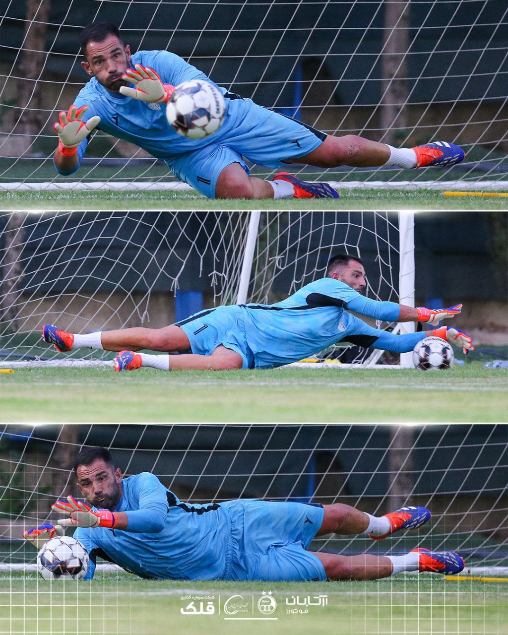img_20250806_214603_550 عکس از آنتونیو آدان دروازهبان جدید استقلال در تمرین