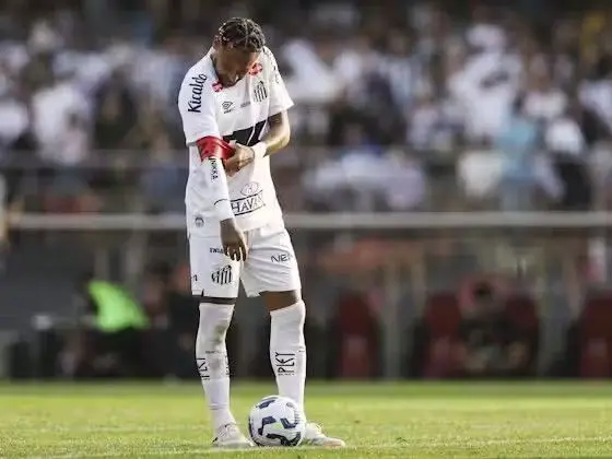 اشک‌های نیمار پس از شکست تاریخی سانتوس (عکس)