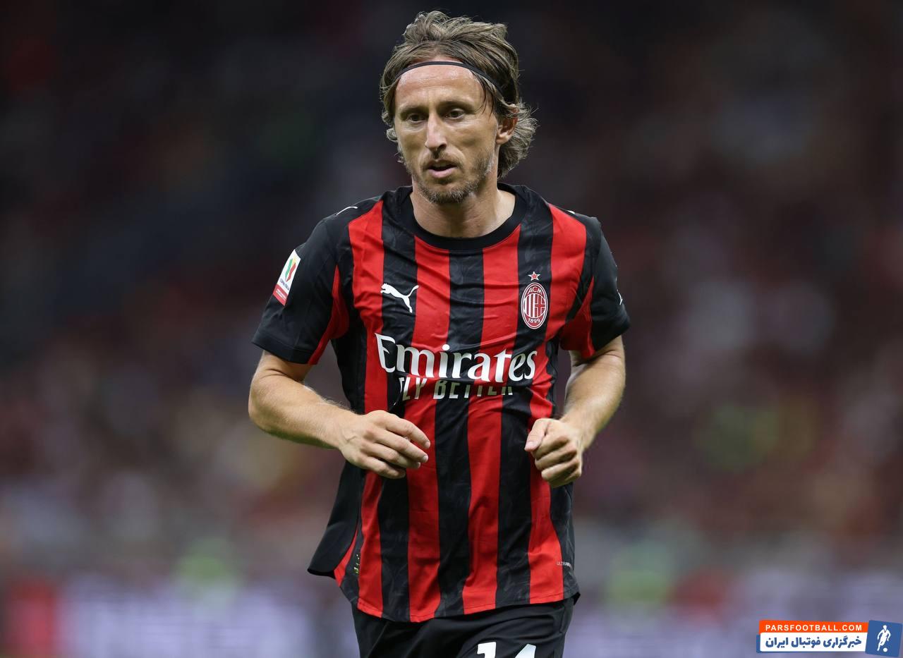 اولین دیدار لوکا مودریچ برای میلان در سن سیرو برابر تیم باری