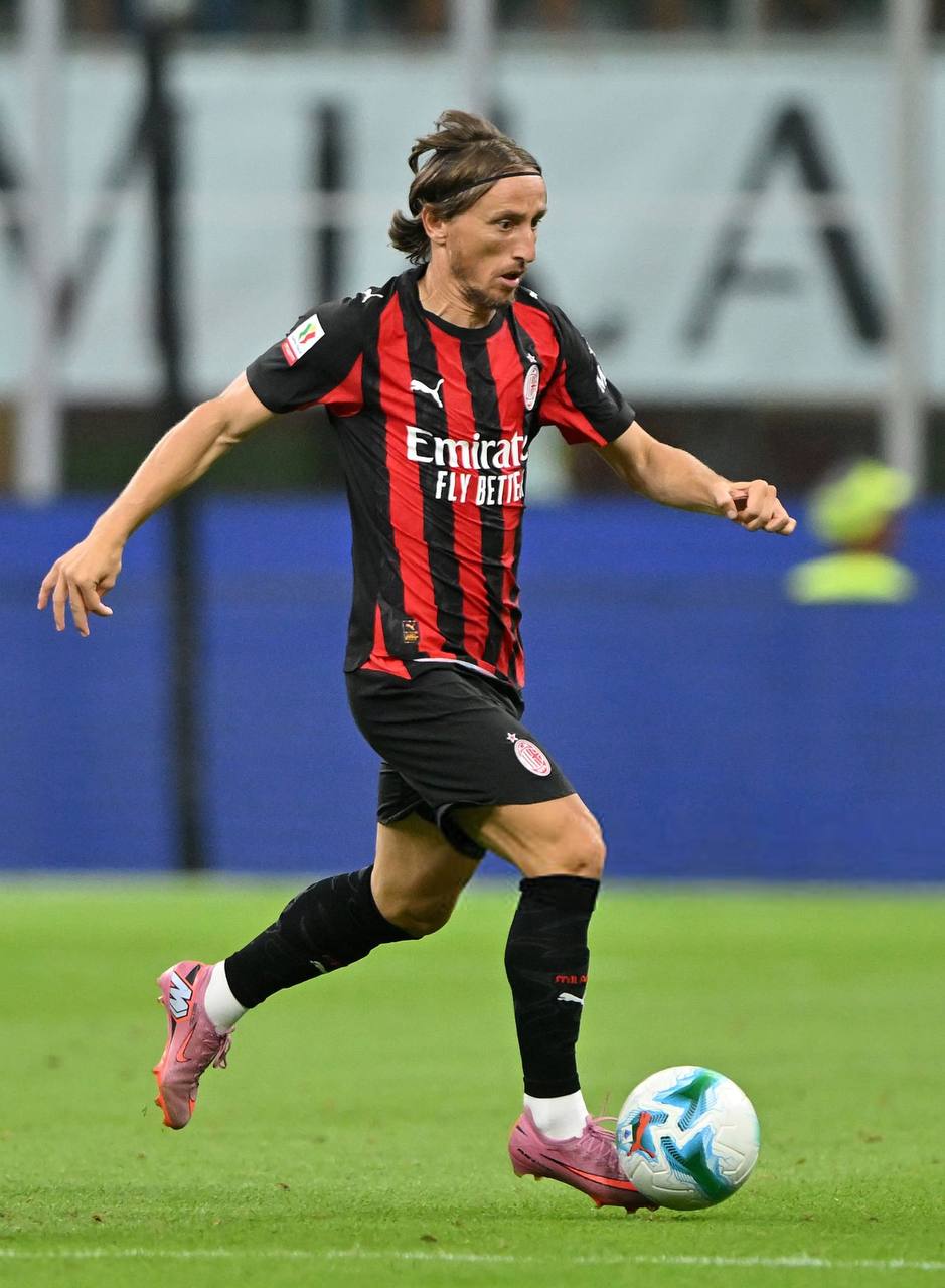 لوکا مودریچ - میلان - دور اول کوپا ایتالیا ۲۶-۲۰۲۵