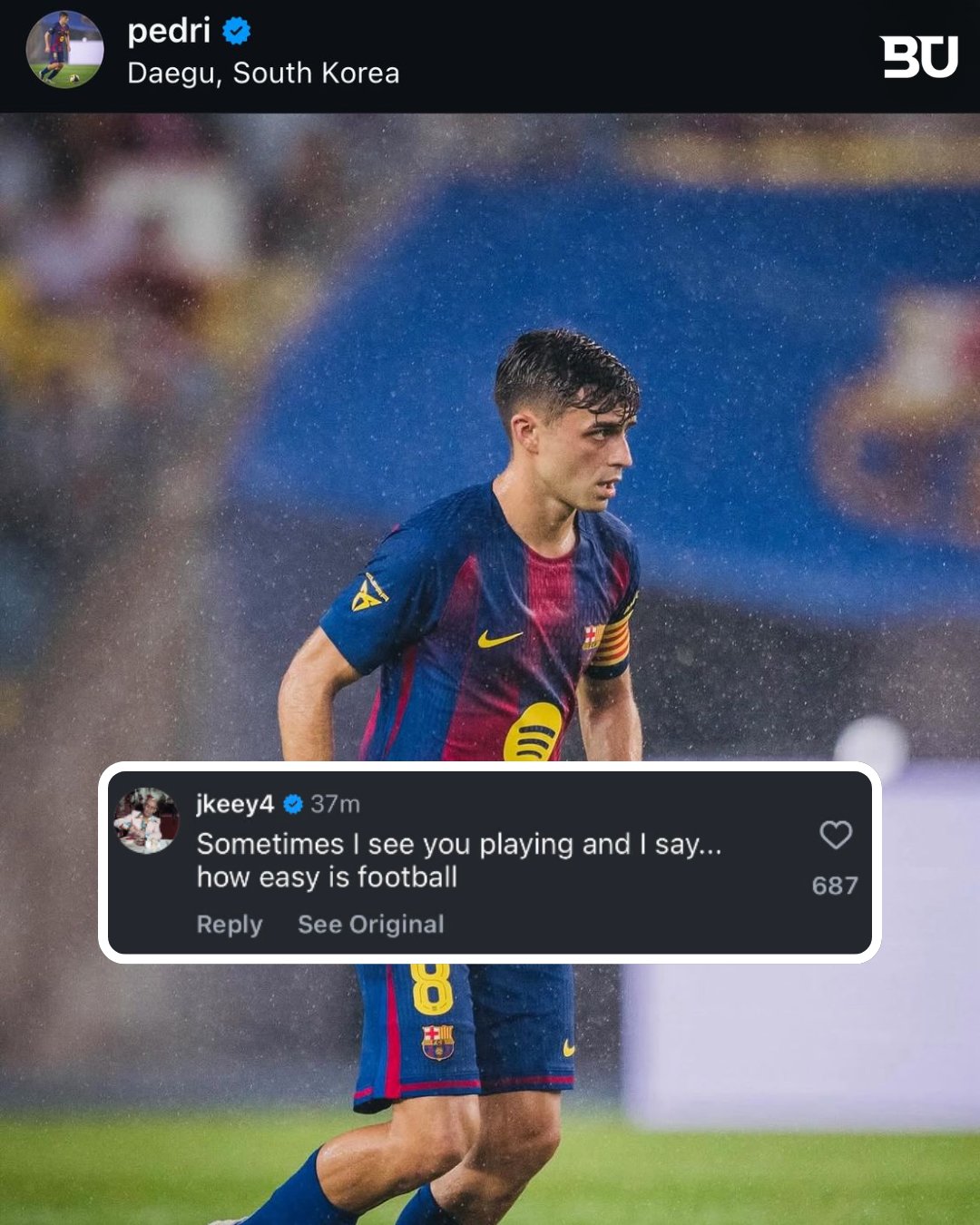 کامنت ژول کونده برای پدری - بارسلونا