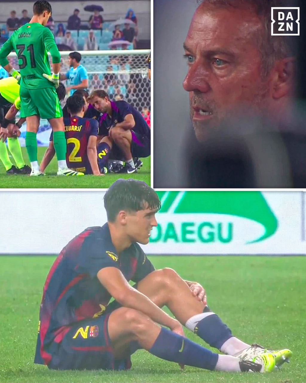 وضعیت مصدومیت پائو کوبارسی و فلیک