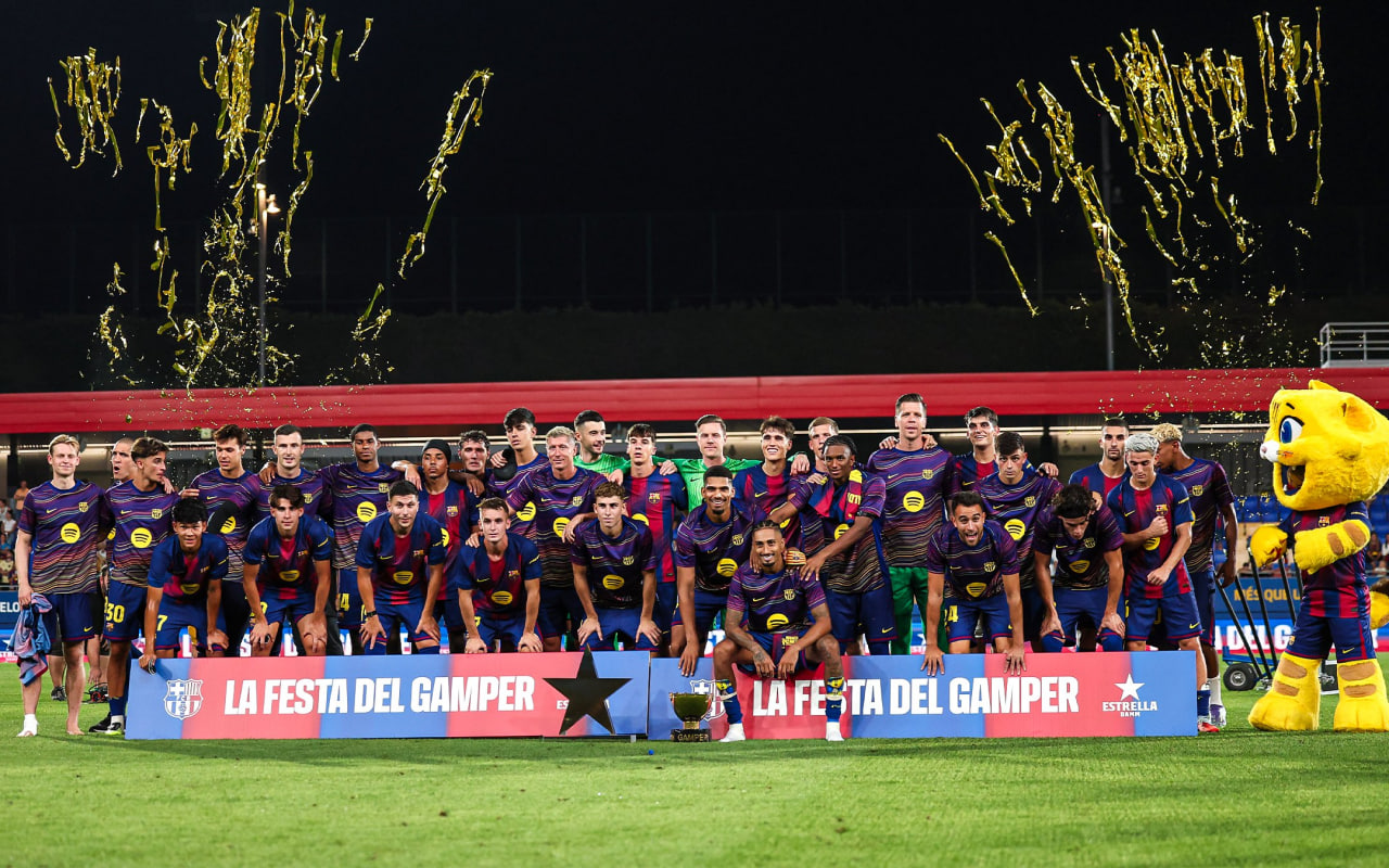 جشن قهرمانی بارسلونا در خوان گمپر 2025